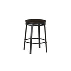Cassidy Charcoal Wooden 5-Piece Counter Height Dining Set with 4 Stools