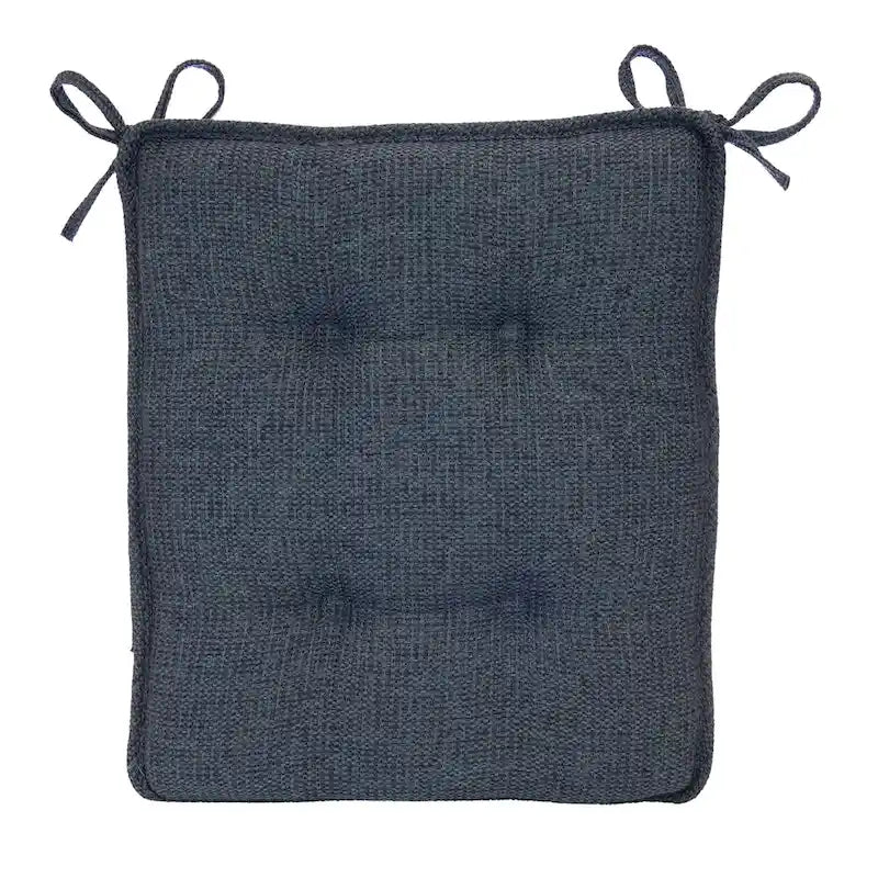 Reversible Chenille Rocking Chair Cushion Set