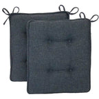 Reversible Chenille Rocking Chair Cushion Set