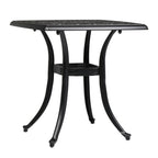 Patio 21  Cast Aluminum Dining Table with Umbrella Hole