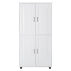 Tall and Wide Bathroom Floor Storage Cabinet