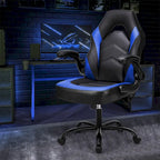 Ergonomic Office Chair with Lumbar Support Height Adjustable Rolling Desk Chairs with Flip-up Armrests