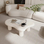 Wood Cloud Shaped Coffee Table for Living Room