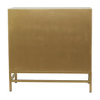 Wooden Room Cabinet with Mirrored Front - Gold or Black - Roche River Decor