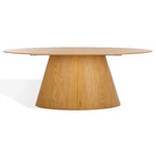 Owyn 79-inch Oval Wood Dining Table - Natural - 79Wx46Dx30H