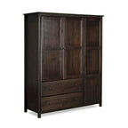 Grain Wood Furniture Shaker Wood 3-door Armoire - 60x72x22