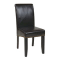 Chaise Parsons Copper Grove Five Bridge Eco en similicuir avec clous