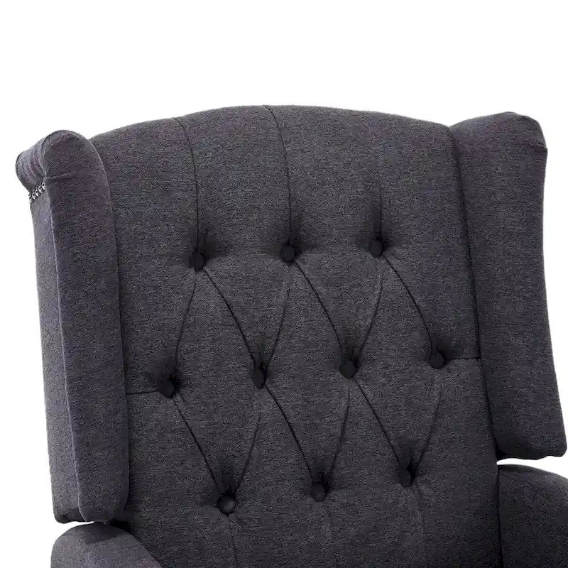 Multi-gear adjustable lounge chair 360 degrees full rotation rocking chair