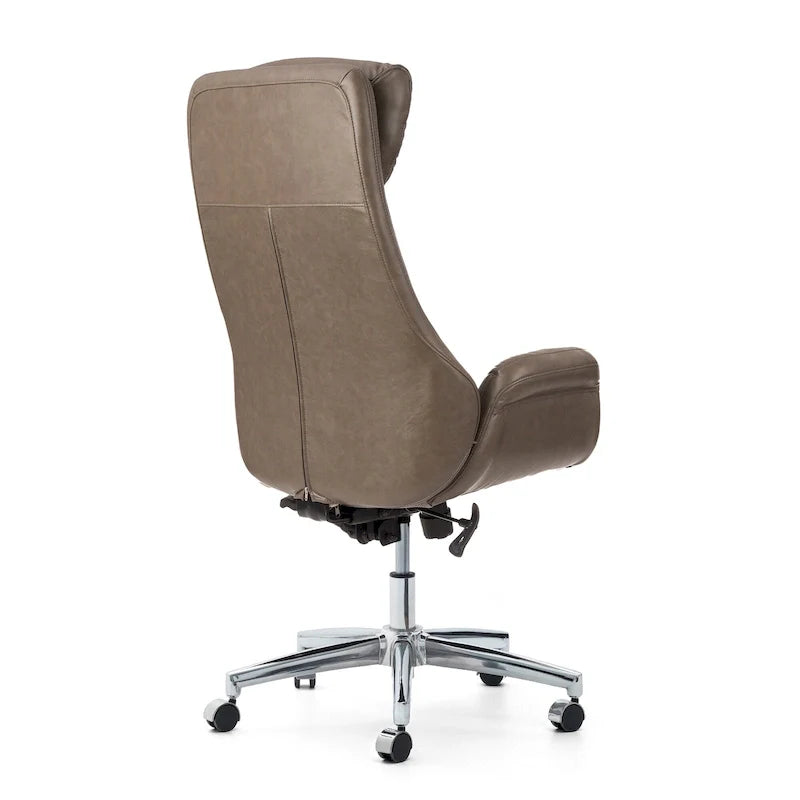 Faux Leather Office Chair - Swivel - Multiple Colors