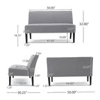 Dejon Fabric Loveseat by Christopher Knight Home