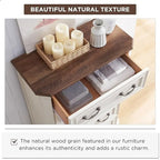 Farmhouse 5 Drawers Dresser, Wood Chest of Drawers, Dressers Organizer