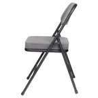 Hampden Furnishings Bernadine Collection Deluxe Fabric Padded Folding Chair, Pack of 2