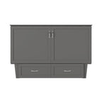 Chelsea Queen Murphy Bed Chest with Mattress