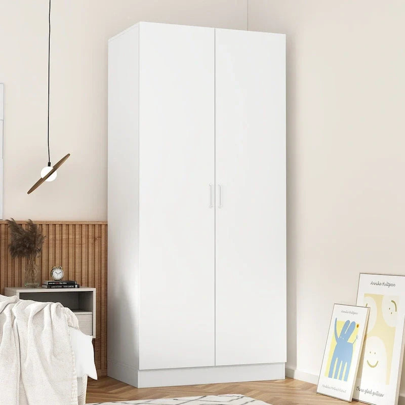 5-Tier Amoires Wardrobe Cabinet With 2 Doors