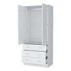 Prescott Armoire - White