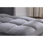 3-in-1 Convertible Sleeper Sofa Lounge Chair Bed, Black