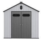 Abri de jardin en résine toutes saisons avec plancher, 1,8 m x 1,2 m/1,8 m x 2,4 m/2,4 m x 1,8 m/2,4 m x 3 m, Spire Tool Shed