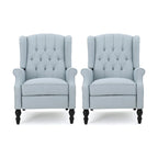 Walter Tufted Fabric Recliners (Set of 2) by Christopher Knight Home