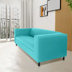 Coast to Coast Sofas Canapé trois places de style Mid-Century en similicuir avec cadre en bois massif et rembourrage