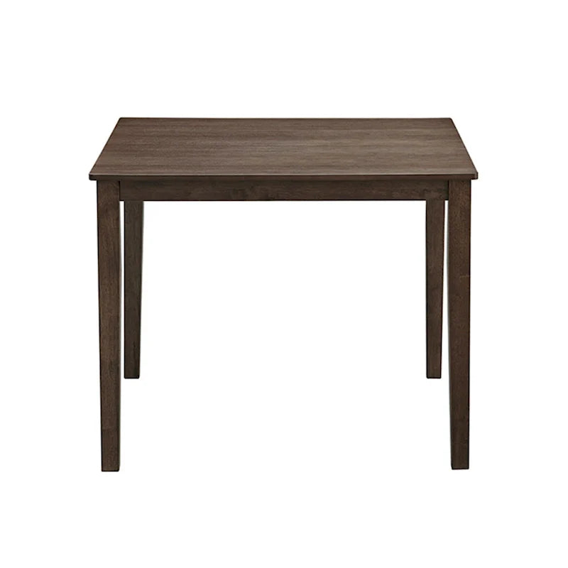 Kitchen Breakfast Nook Dining Table Chairs Set Square Wooden Dining Table Casual Dining Table with 4 Upholstered Dining Chairs