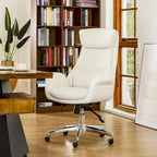 Faux Leather Office Chair - Swivel - Multiple Colors