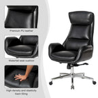 Faux Leather Office Chair - Swivel - Multiple Colors