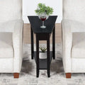 Convenience Concepts American Heritage Wedge End Table with Shelf