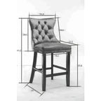 Leisure Style Bar Chairs,Set of 2